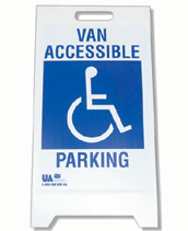 van accessible sign