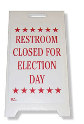 Restroom Closed Sign