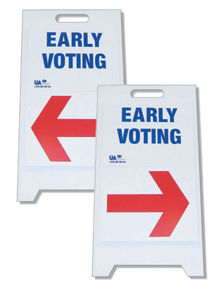 Early Voting Sign
