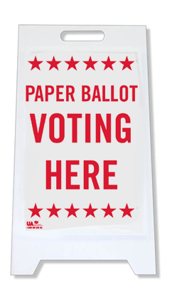 Early Voting Here Sign