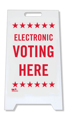 Early Voting Here Sign